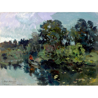 Репродукции на картини: Езерото в Кусково (1915) – Константин Коровин